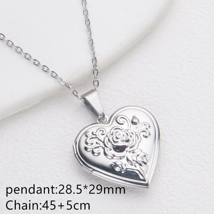 Vintage Heart Locket Necklace