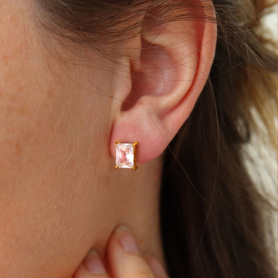 Lumière CZ Stud Earrings