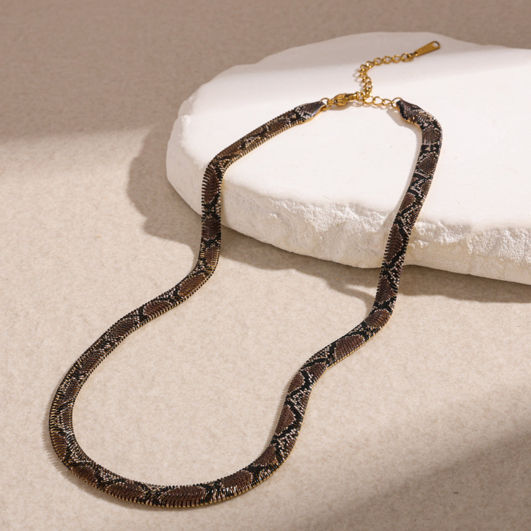 Colorful Snake Chain Necklace