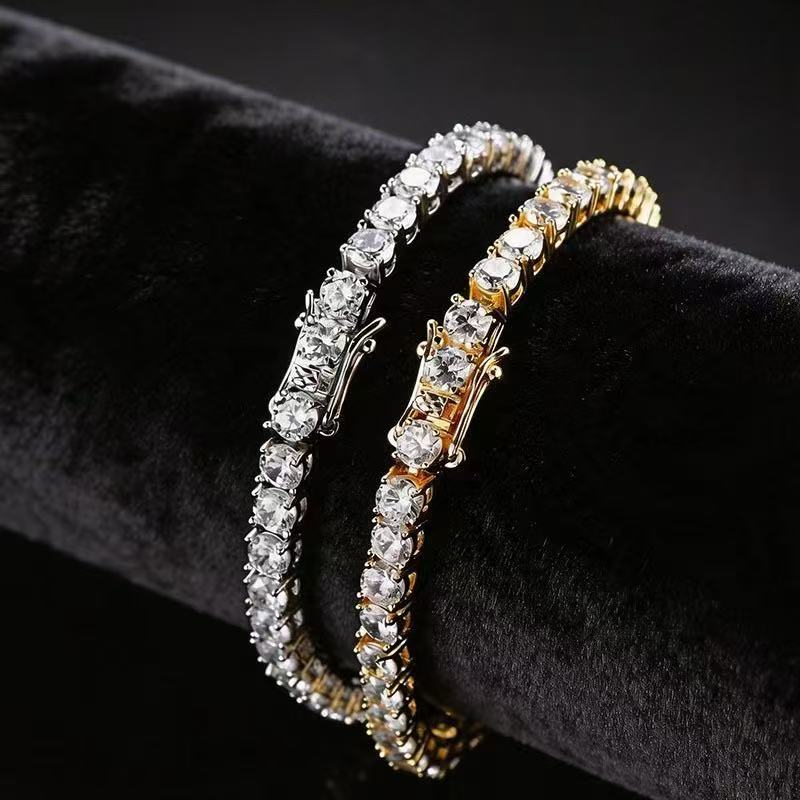 Heart-Shaped Tennis Bracelet