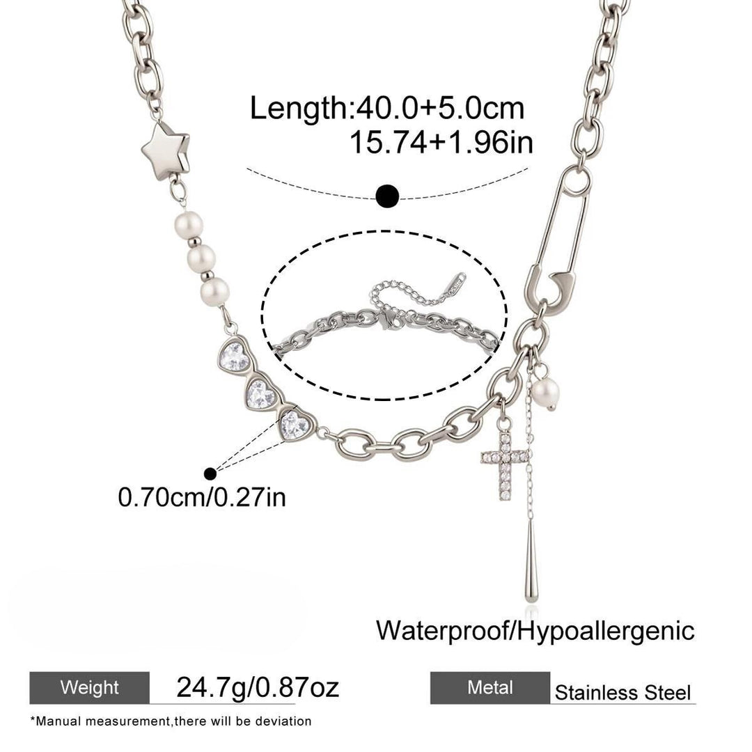 Mixed Charm Chain Necklace