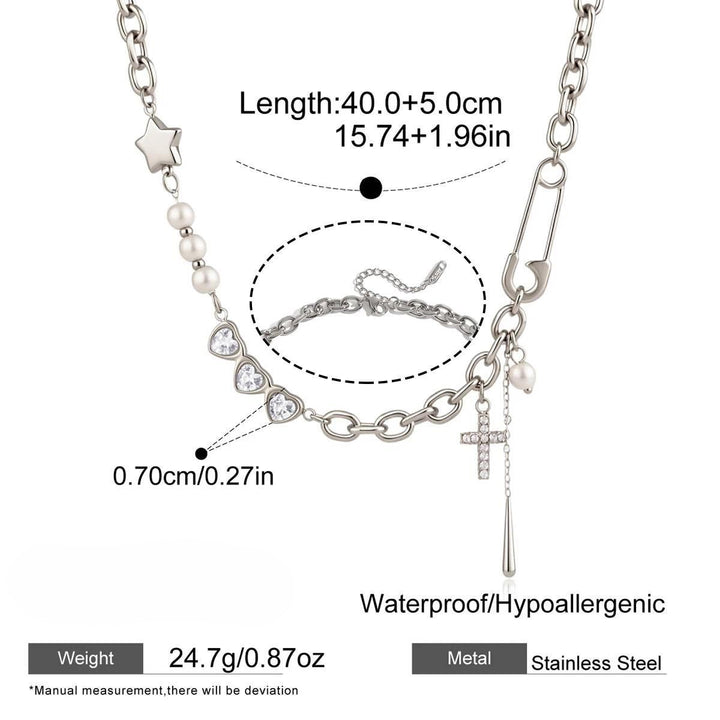 Mixed Charm Chain Necklace
