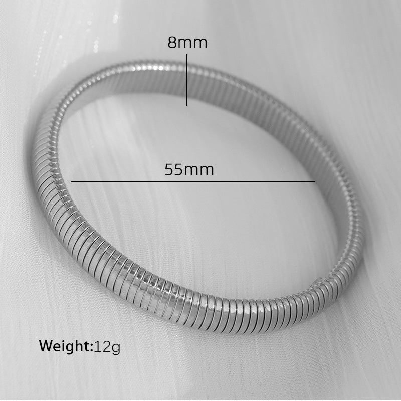 Snake Chain Bangle Bracelet