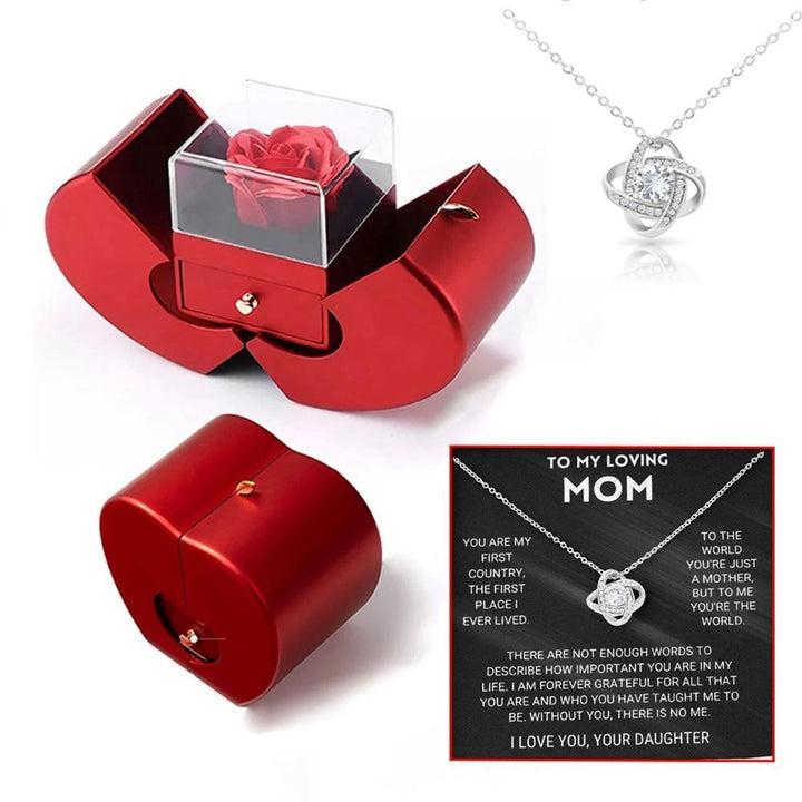 Eternal Knot CZ Necklace