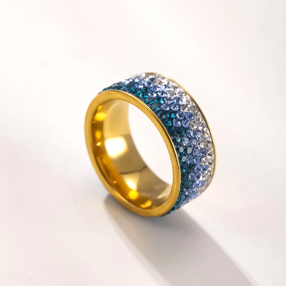Sparkling Pavé Band Ring