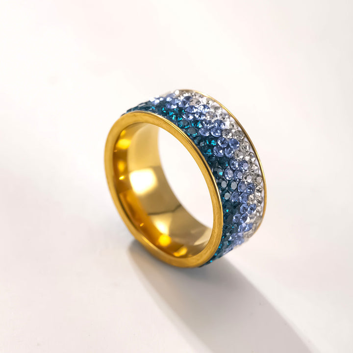 Sparkling Pavé Band Ring