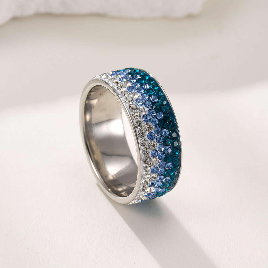Sparkling Pavé Band Ring