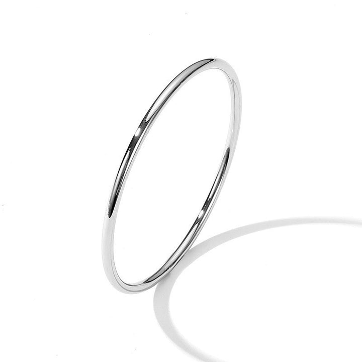 Classic Minimalist Wire Bangle Bracelet