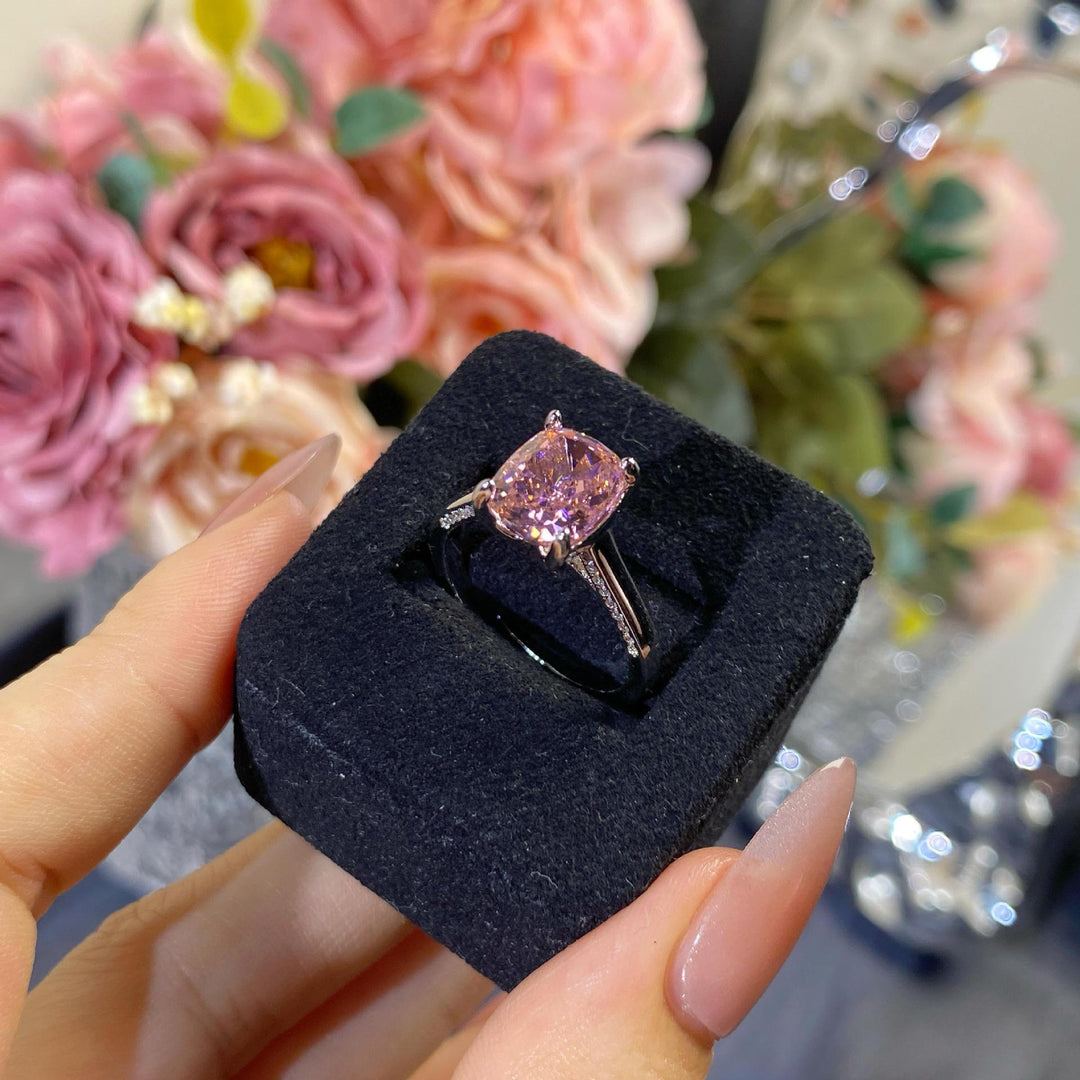 Cushion Cut Gemstone Ring