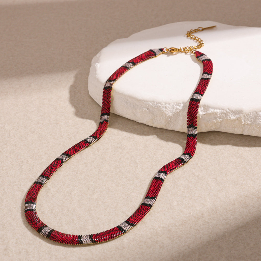 Colorful Snake Chain Necklace