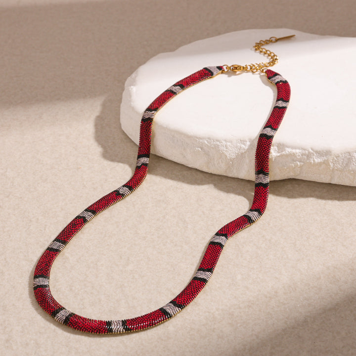 Colorful Snake Chain Necklace
