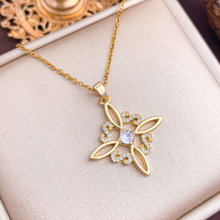 Fourfold Celtic Knot Necklace