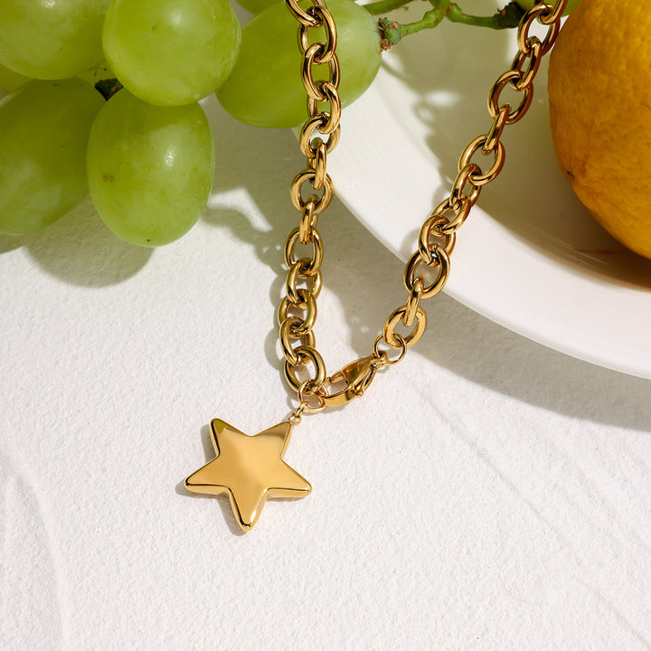Star Charm Chain Necklace
