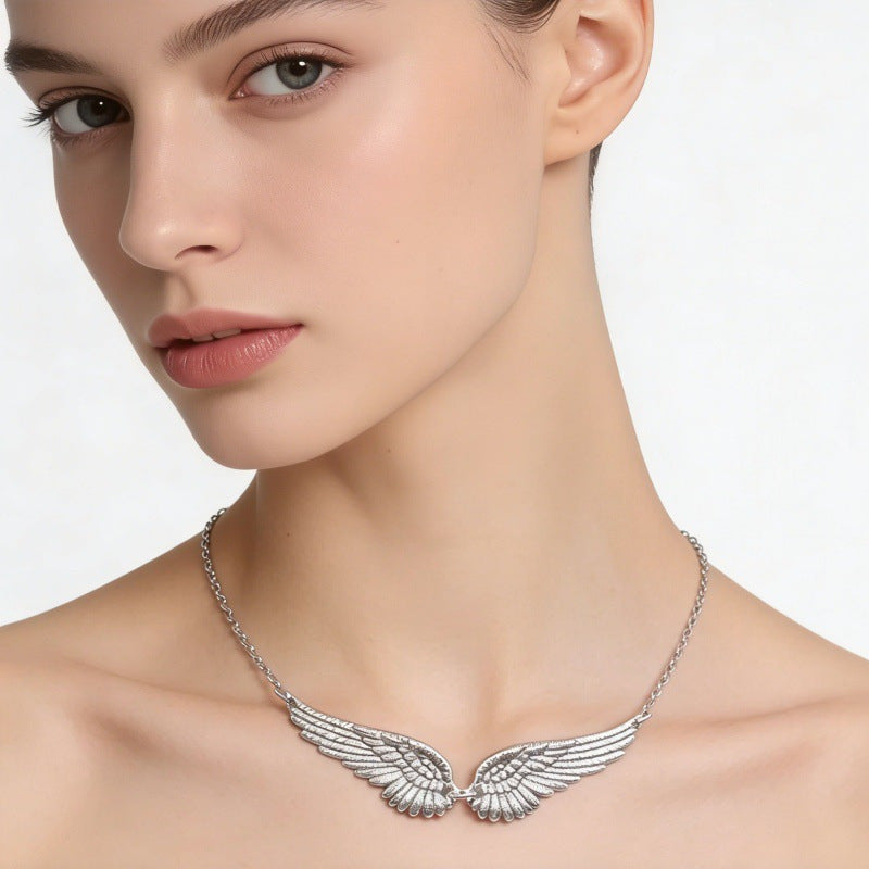 Angel Wings Pendant Necklace