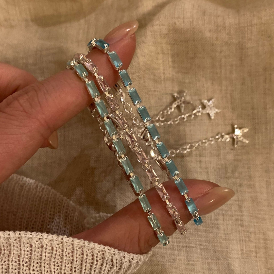 Colorful Crystal Tennis Bracelet