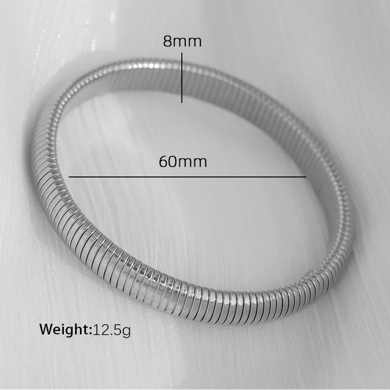 Snake Chain Bangle Bracelet