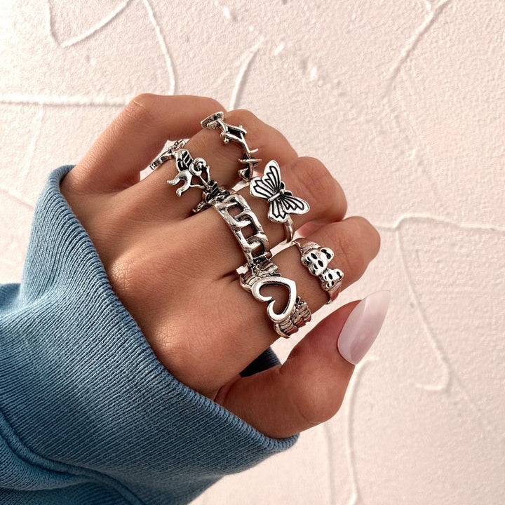 Vintage Gothic Ring Collection