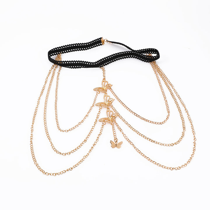 Butterfly Lace Thigh Chain