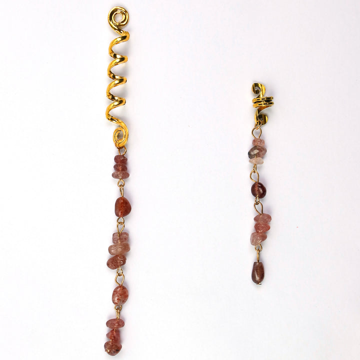 Boho Stone Tassel Hair Accessory