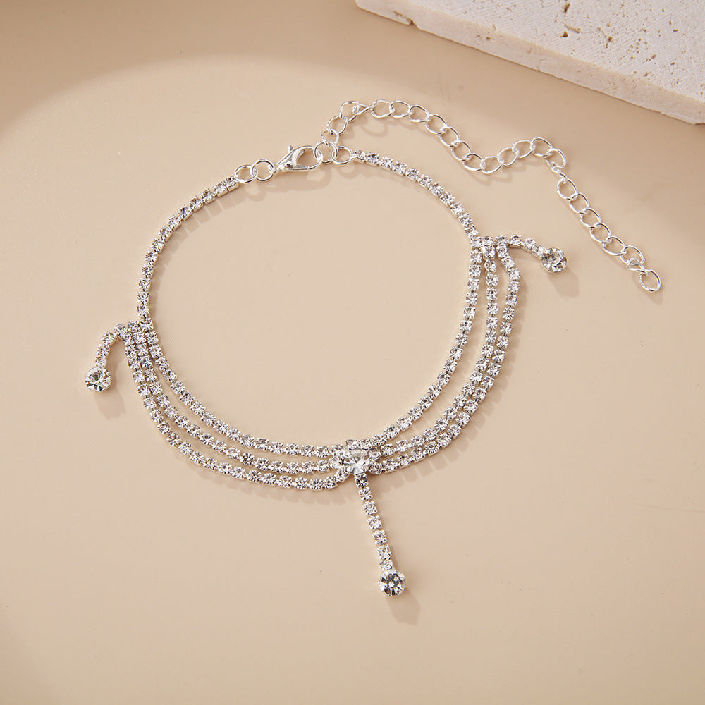 Crystal Cascade Anklet