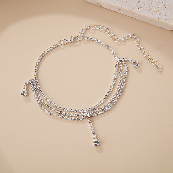 Crystal Cascade Anklet