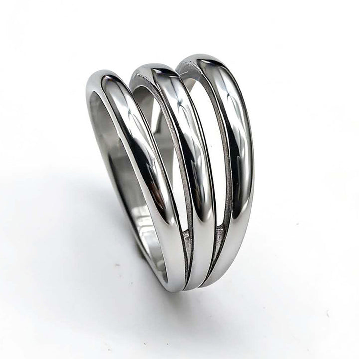 Spiral Infinity Statement Ring