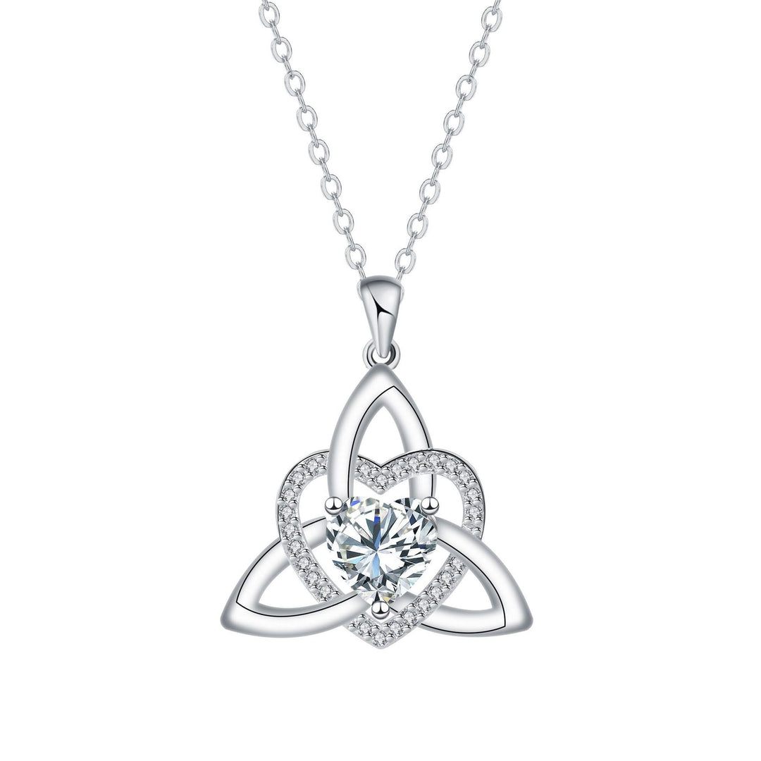 Celtic Heart Birthstone Necklace