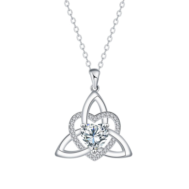 Celtic Heart Birthstone Necklace