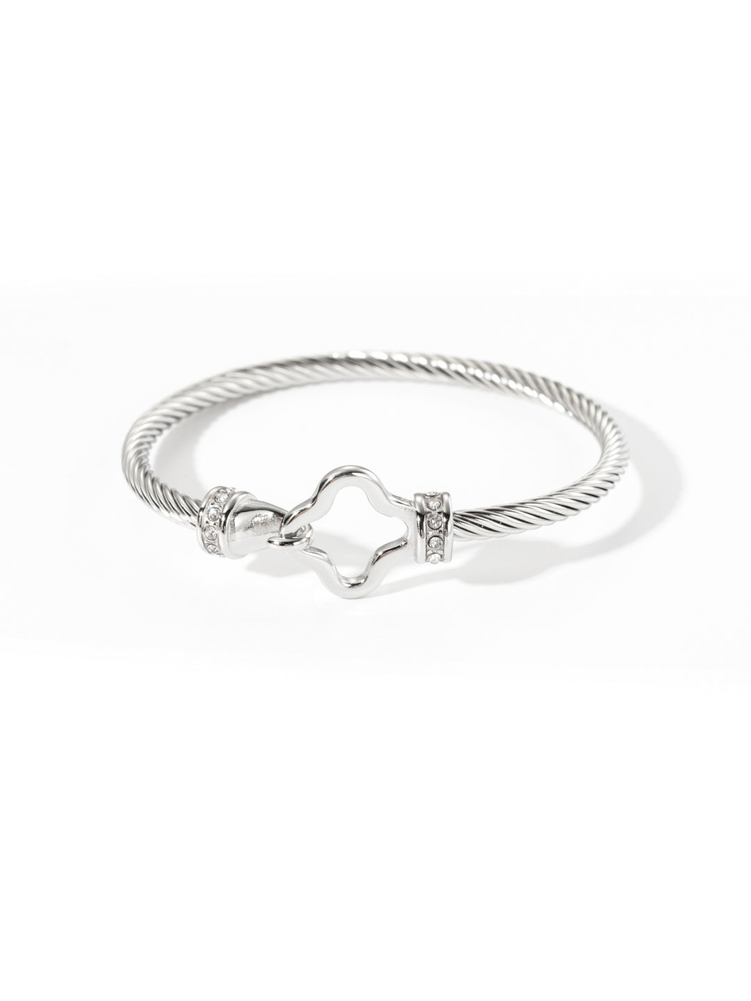 Stainless Steel Cable Cuff Bracelet