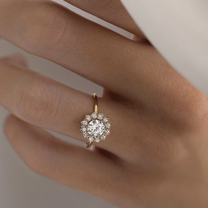 Halo Blossom Ring