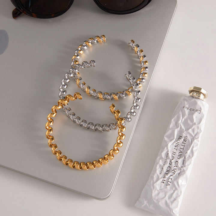 Twist Open Cuff Bracelet