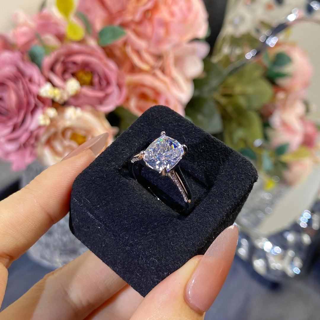 Cushion Cut Gemstone Ring