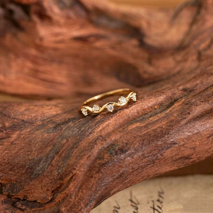 Healing Wave Zircon Ring