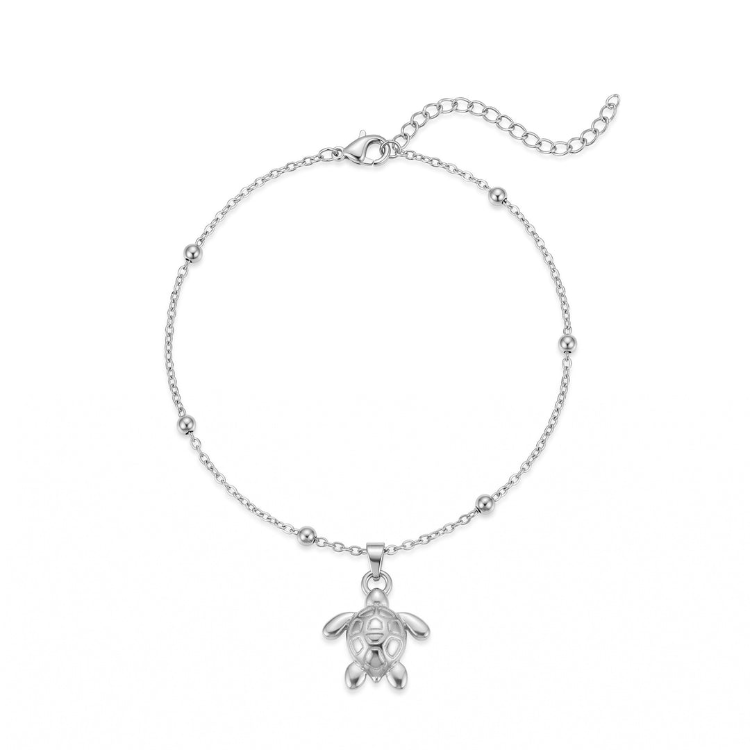 Turtle Charm Anklet