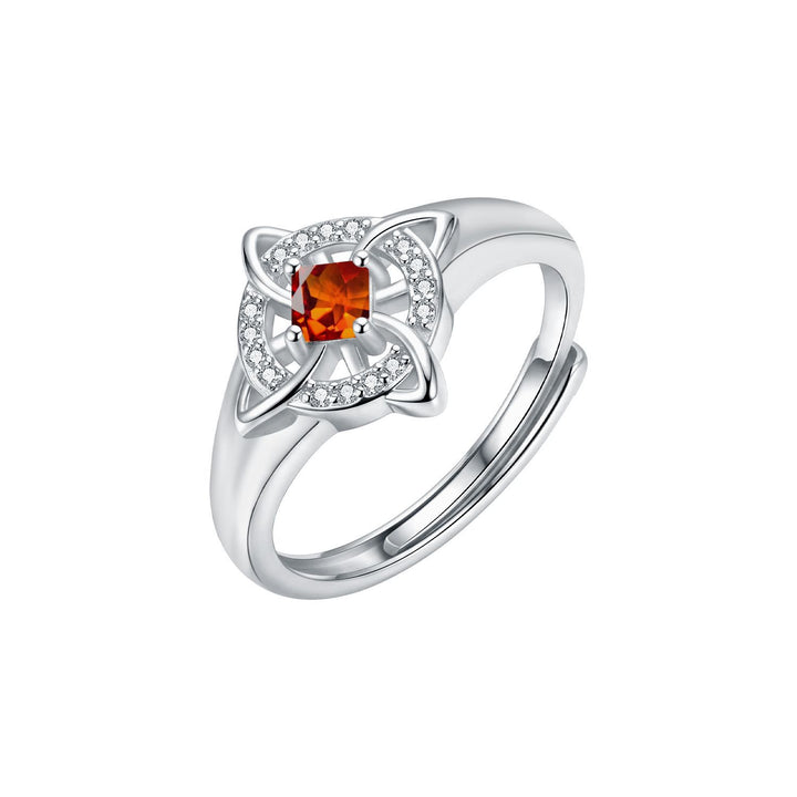 Birthstone Celtic Knot Ring
