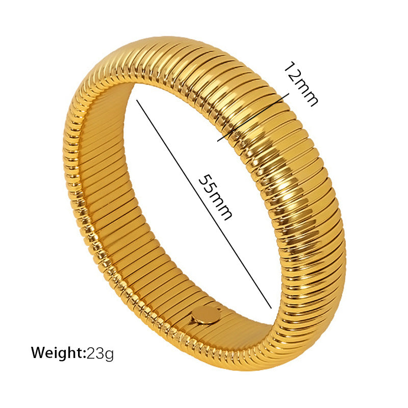 Snake Chain Bangle Bracelet