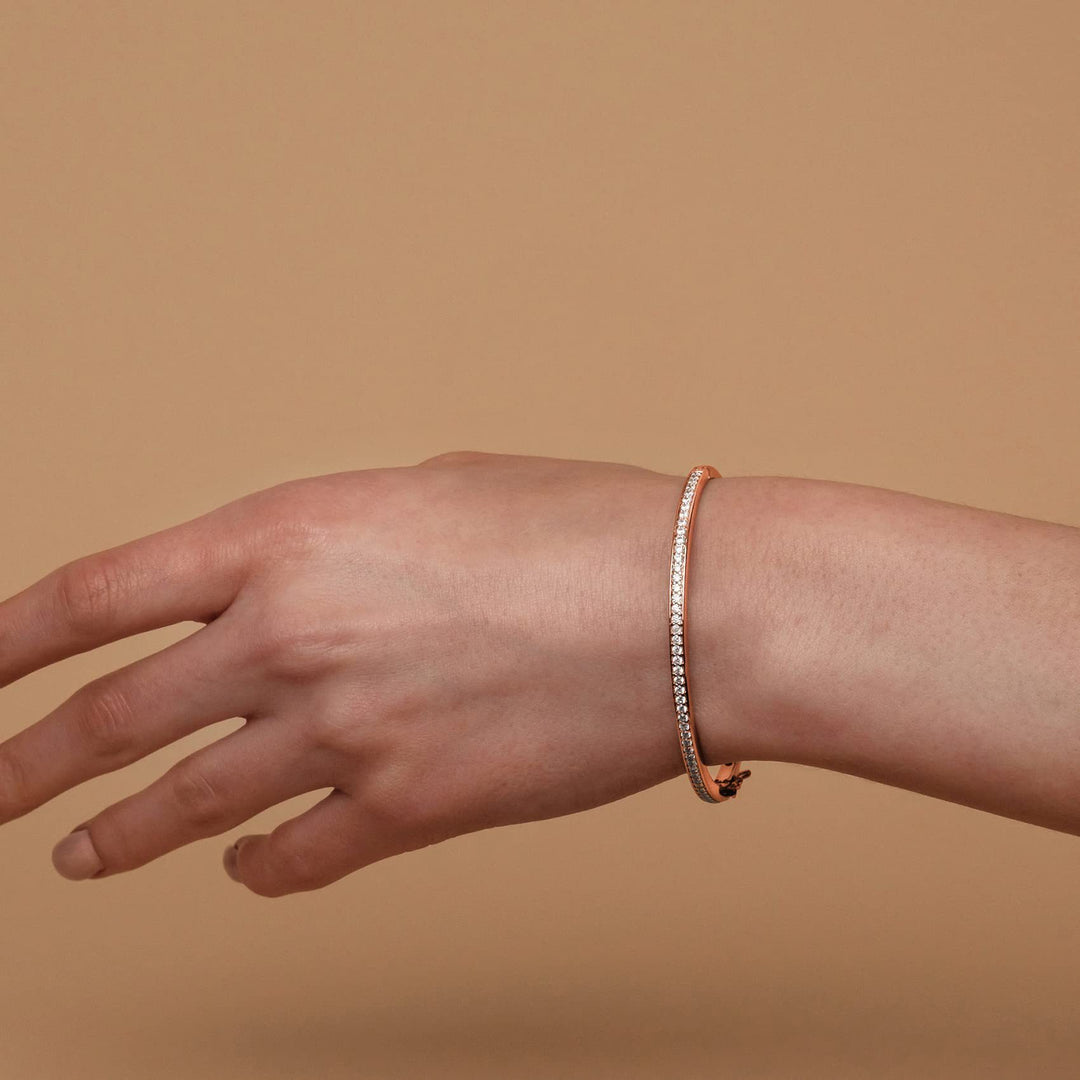 Celeste Pavé Bangle Bracelet