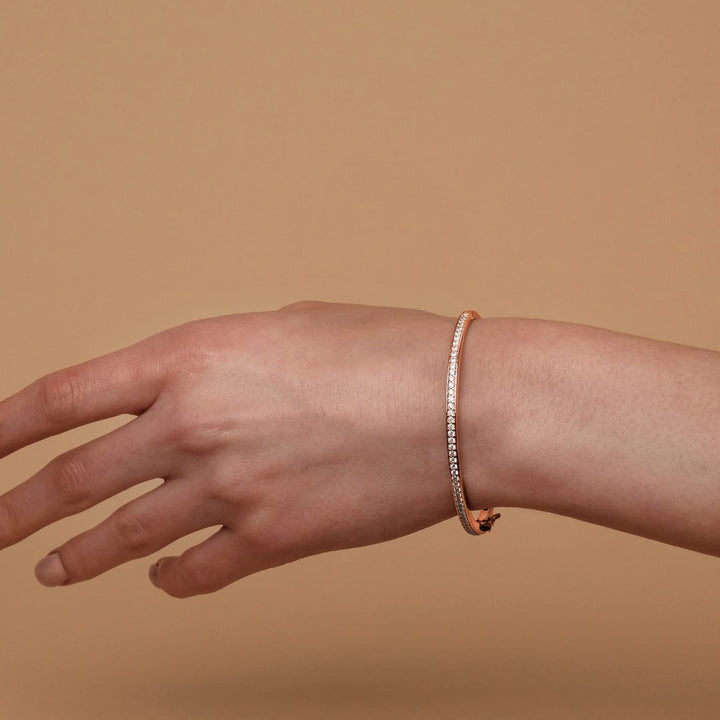 Celeste Pavé Bangle Bracelet