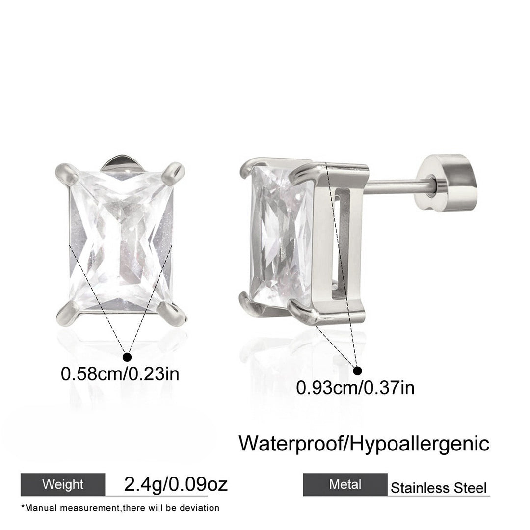 Lumière CZ Stud Earrings