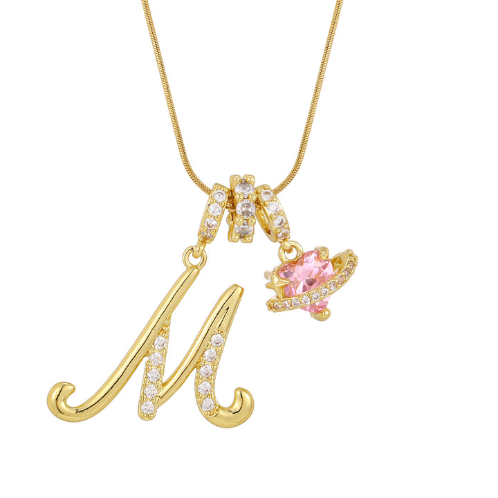 Personalized Letter Charm Necklace