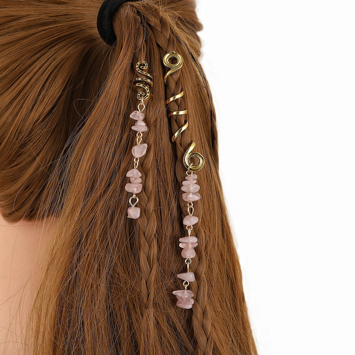Emerald Bohemian Hair Chain