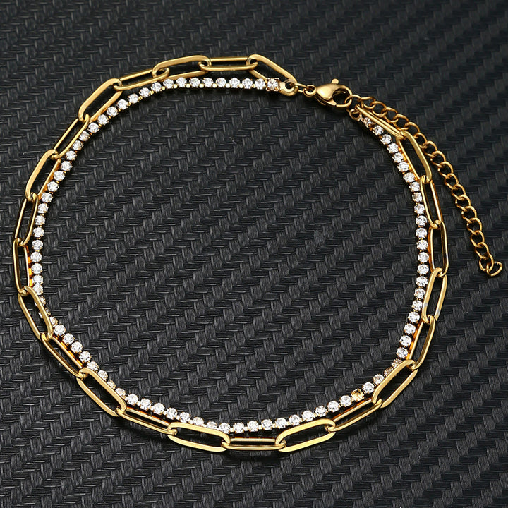 Dual Layer Link Anklet