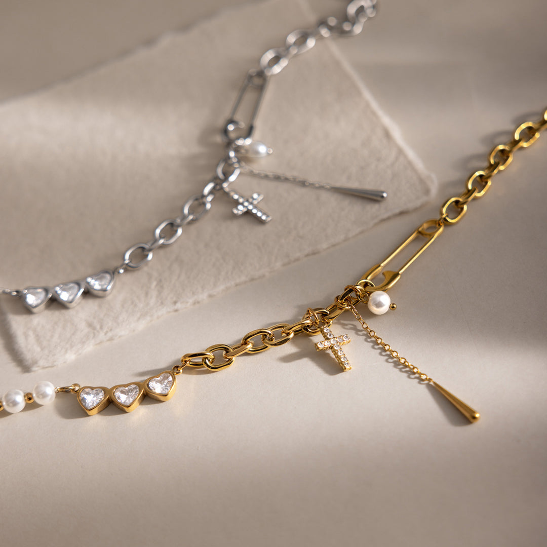 Mixed Charm Chain Necklace
