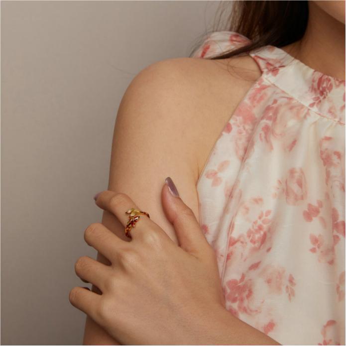 Koi Fish Wrap Ring