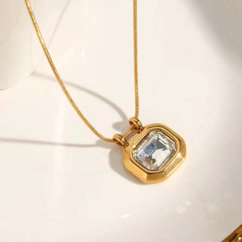 Classic Gemstone Pendant Necklace