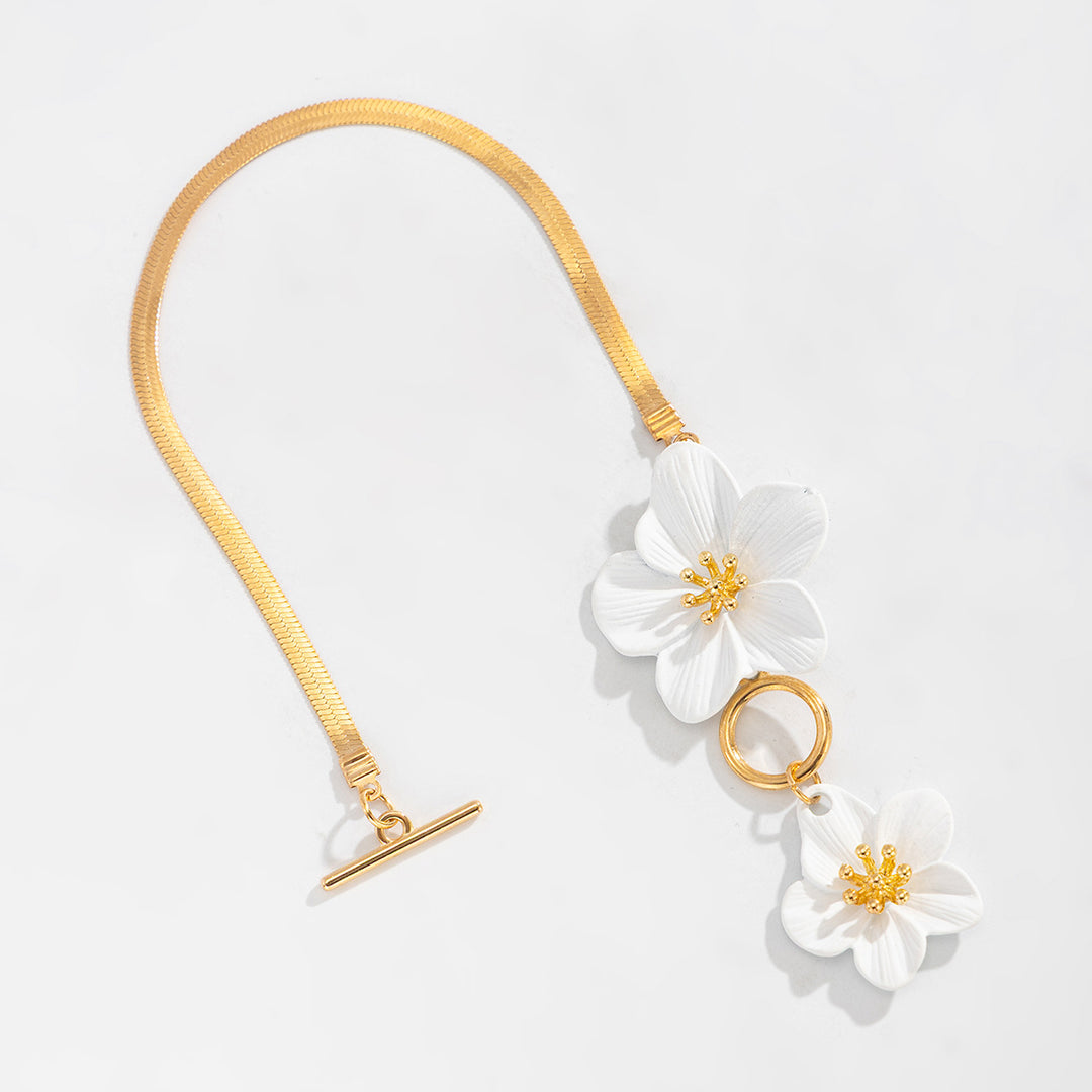 Floral Pearl Anklet