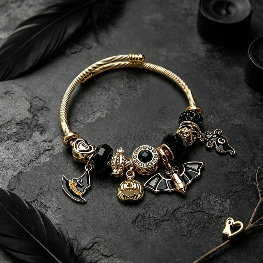Halloween Charm Bangle