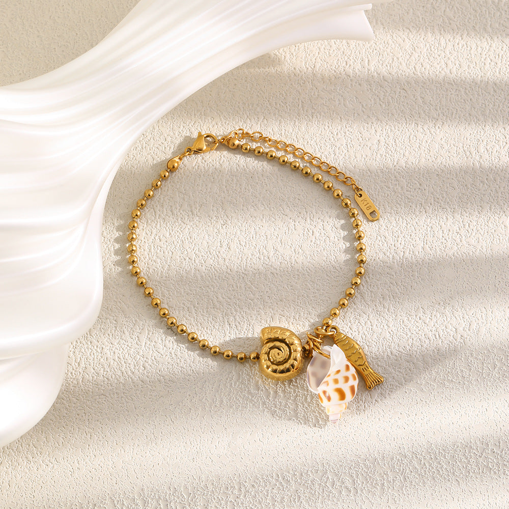 Ocean Charm Anklet