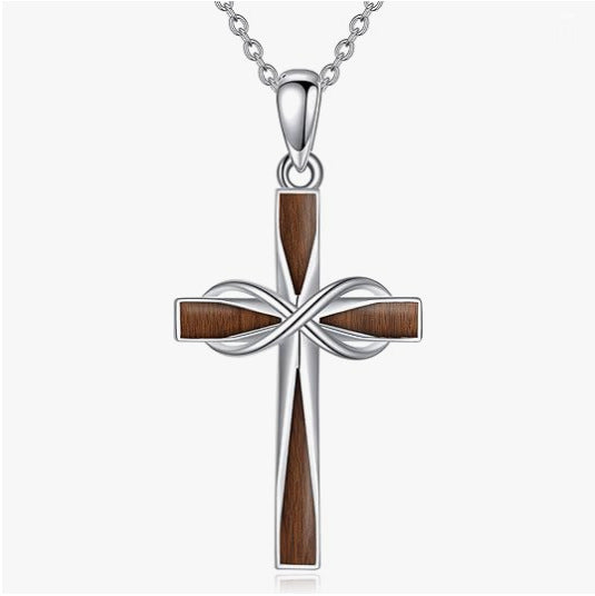 Turquoise Infinity Cross Jewelry Set