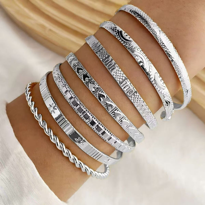 7-Piece Stackable Bangle Set